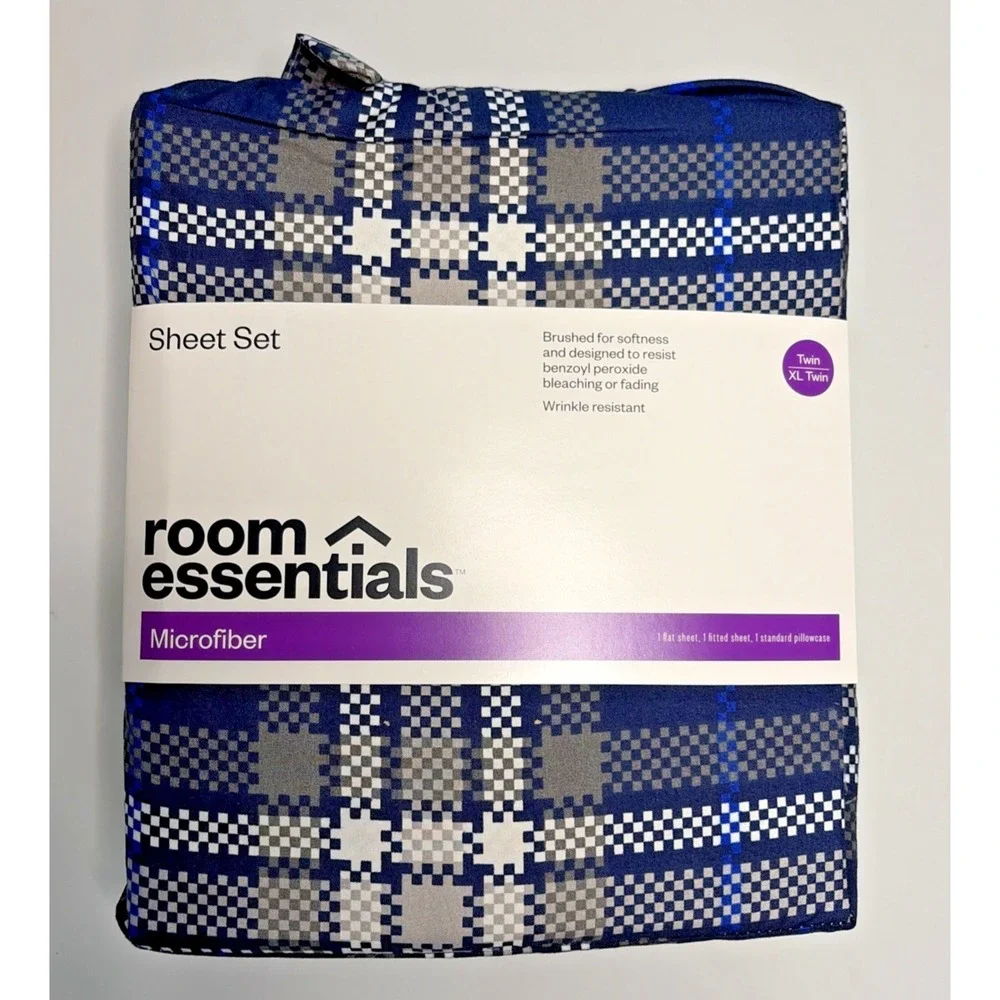 Room Essentials Back To School Bedding Bundle - Twin/Twin XL